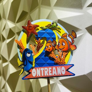 Nemo Cake Topper/ Finding Nemo Topper/ Nemo Party Decorations - Etsy