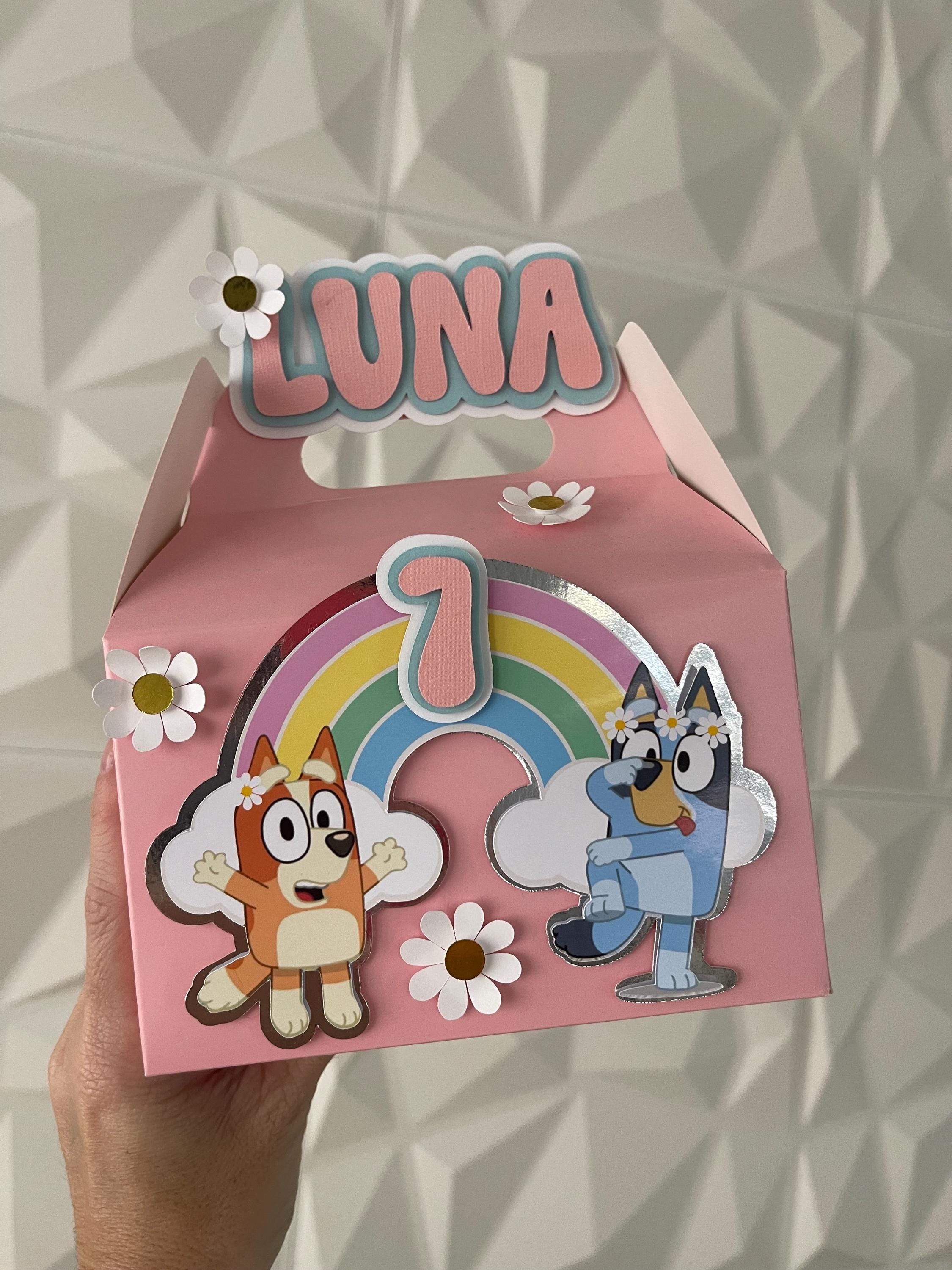 3D Bluey & Bingo Favor Boxes - Set of 6