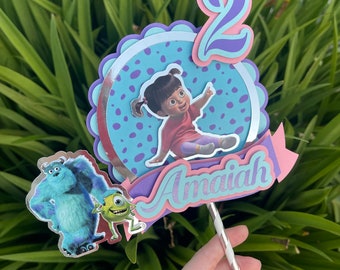 Monster Inc. Cake Topper: Sully & Boo Birthday Party Decoration