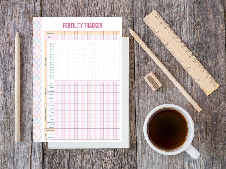 Fertility Tracker Printable | Etsy