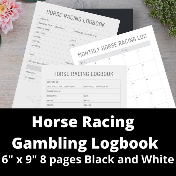 Horse Logbook Print Etsy Australia horse-logbook-print-etsy-australia
