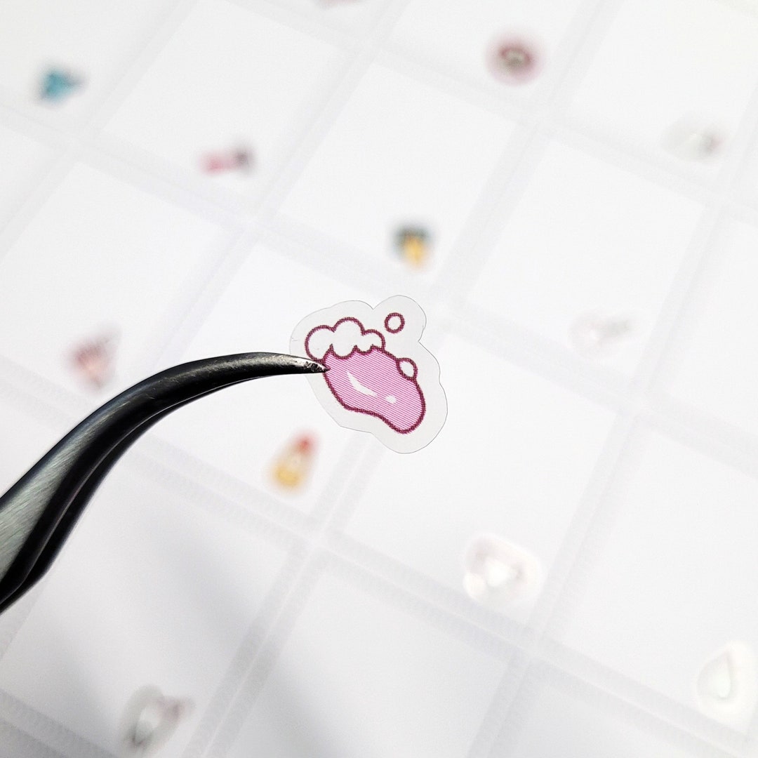 Soap Fun Sticker C017 SOAP Stickers / Bathing Stickers / Daily Life Stickers / Clear ...