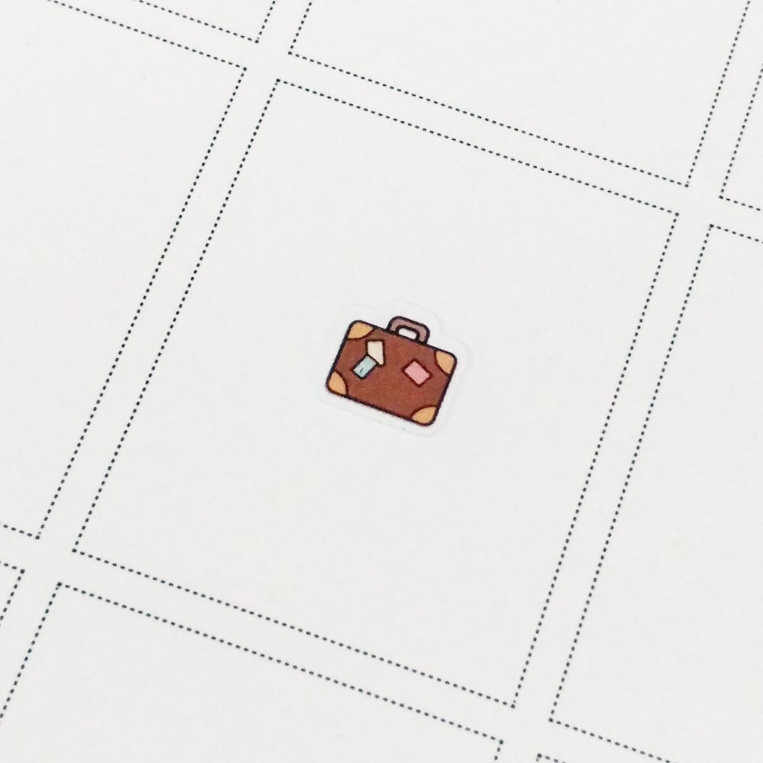 M116 LUGGAGE Stickers / Vacation Stickers / Daily Life Stickers / Matte