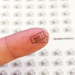 L325 ticket stickers,  eclp sticker, passion planner, happy planner