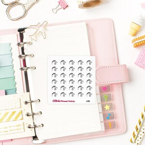 Sticker pédicure transparent L082, étiquette de manucure, icône de nail art, sticker transparent, sticker transparent image 2