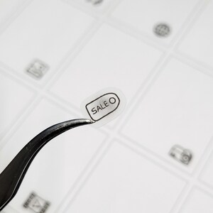Autocollant transparent imperméable pour agenda. autocollant transparent de vente, étiquette de carte de vente, icône de vente, autocollant transparent, autocollant transparent (L081)