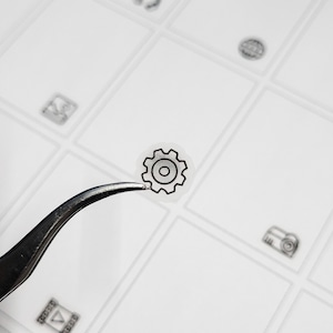 Clear Waterproof Planner Sticker. clear gear sticker, gear label, icon, transparent sticker, clear sticker (L102)