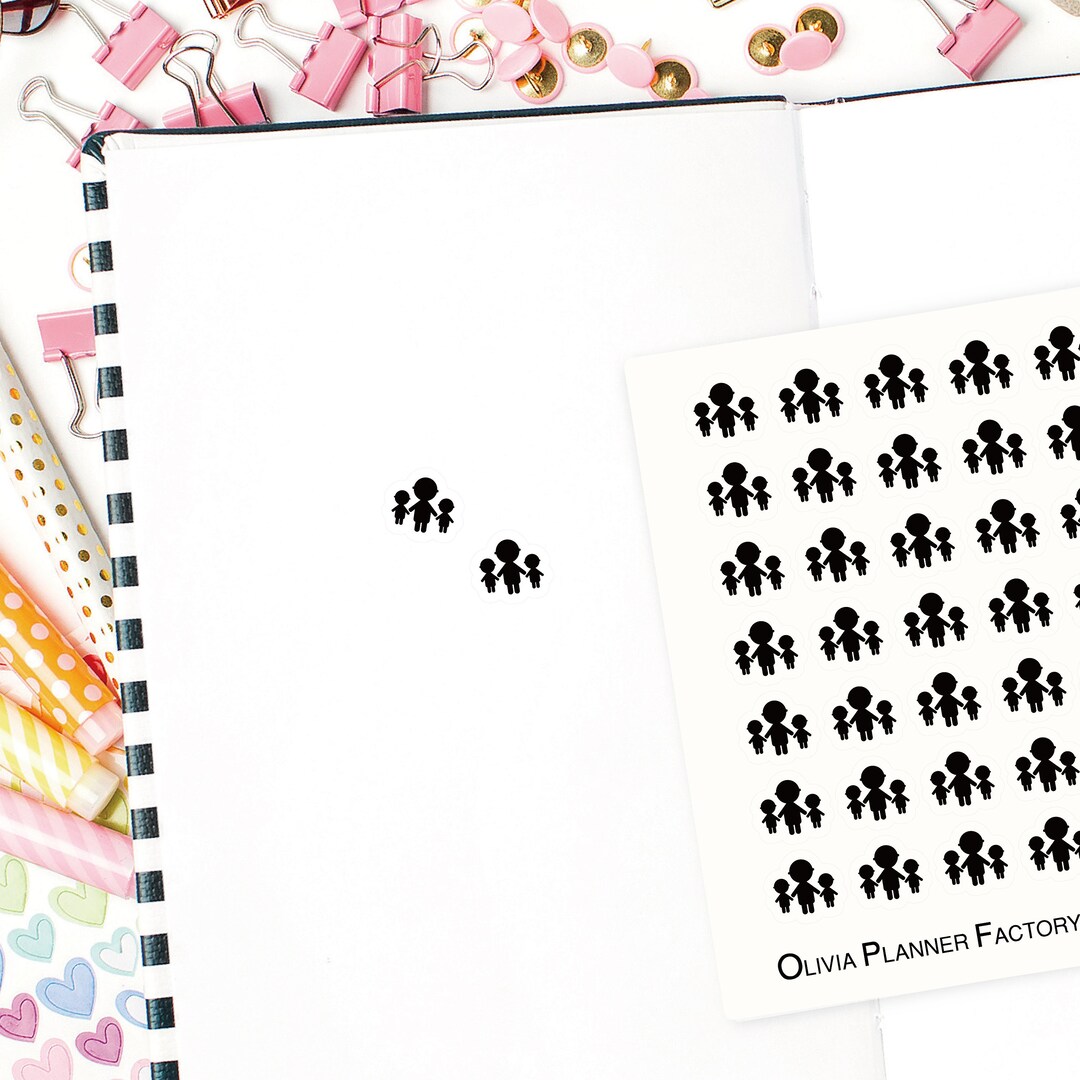 S023 Clear Daycare Stickers, Kindergarten Stickers, Clear Planner ...
