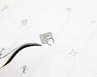 L524 Klare Arbeitsaufkleber, Planer Aufkleber, Mini Größe Aufkleber, ECLP Aufkleber, Leidenschaft Planer, glücklicher Planer