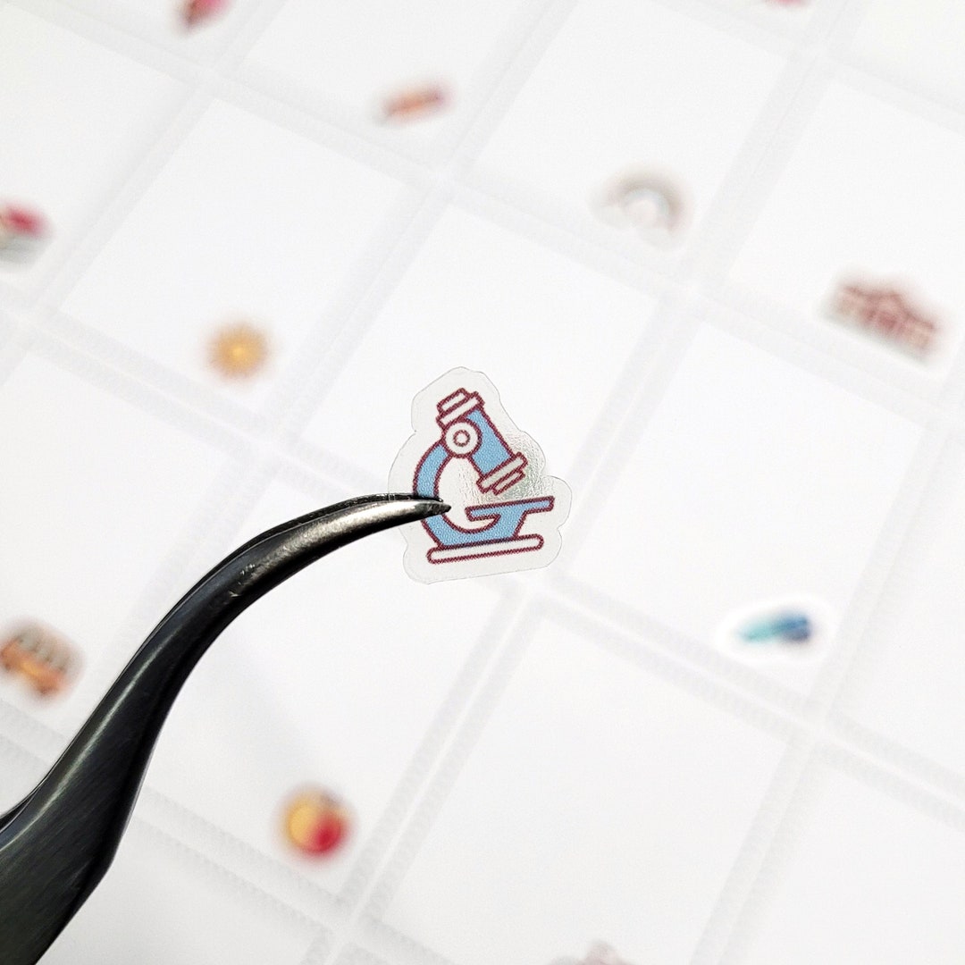 C103 CICROSCOPE Stickers / Science Class Stickers / Daily Life Stickers ...