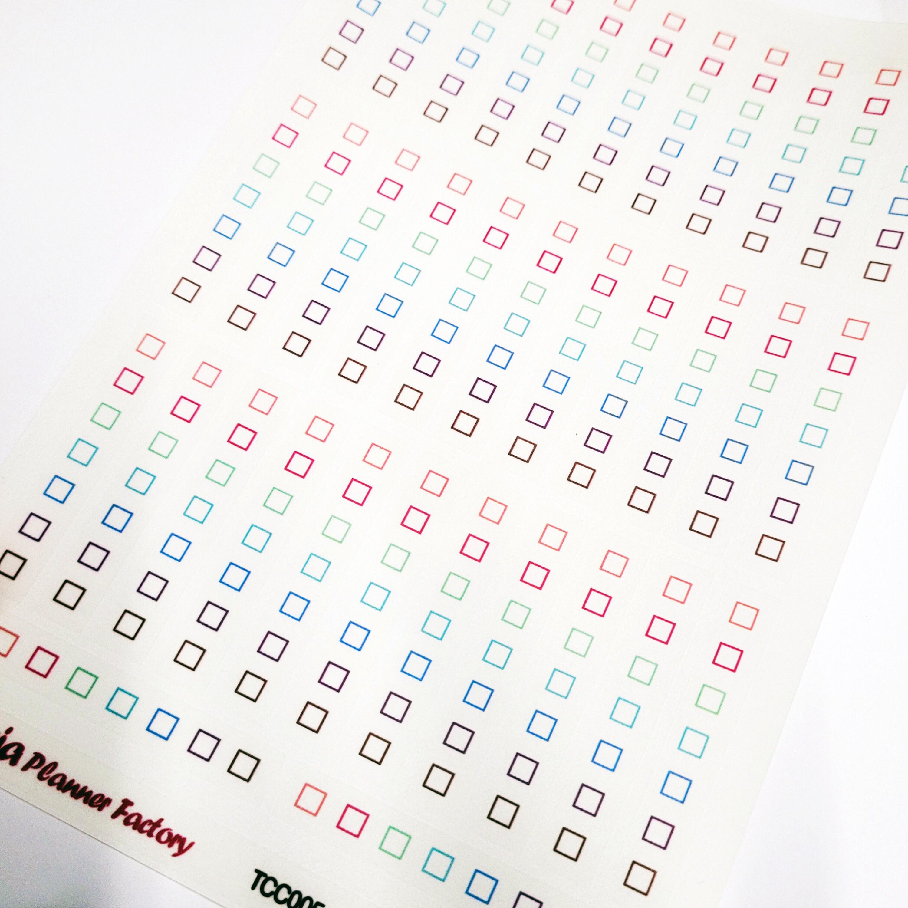 Tcc005 32 Pcs Check Box List Sticker. Check Box Sticker, List Label ...