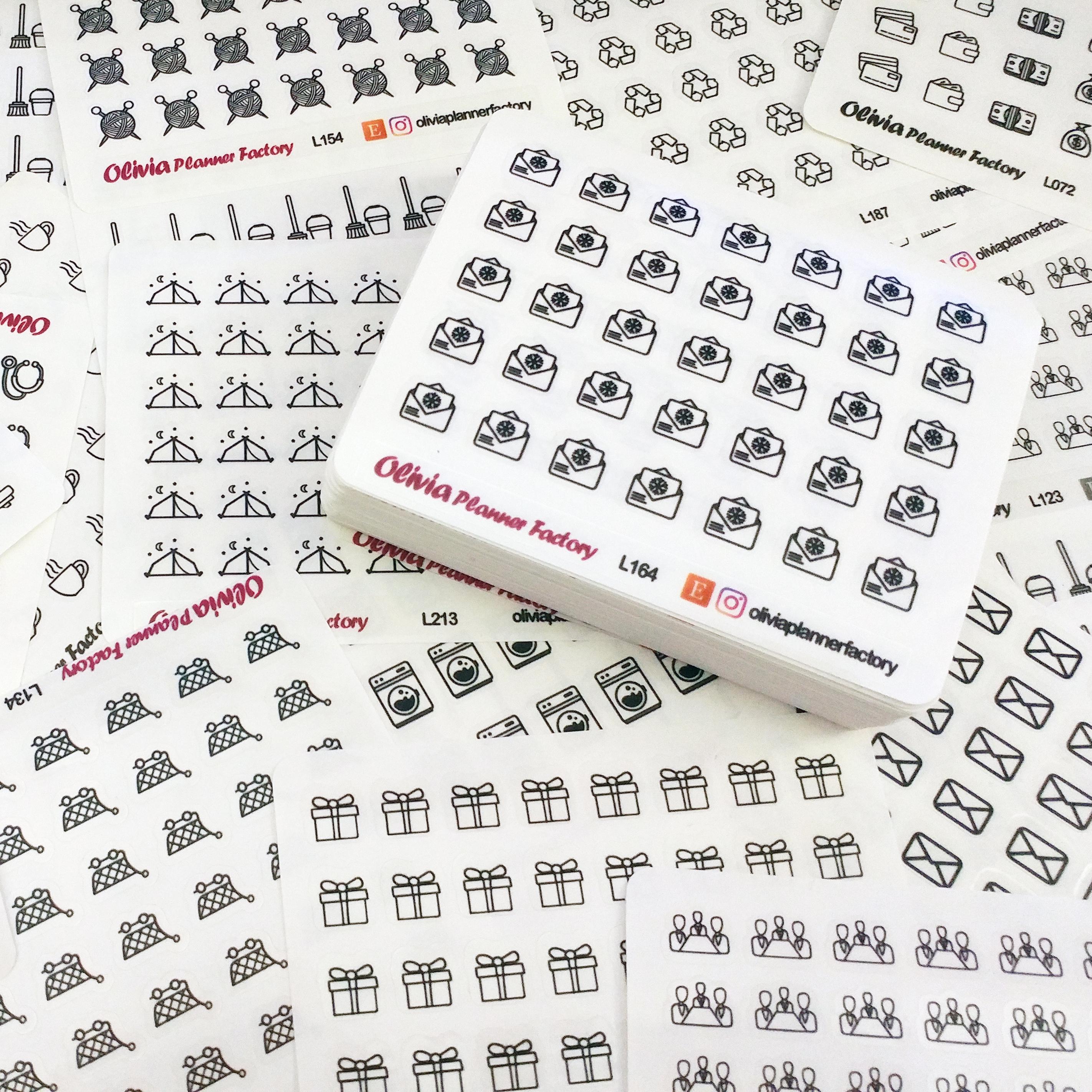 M085 EXPERIMENT Stickers / Laboratory Stickers / Daily Life Stickers ...