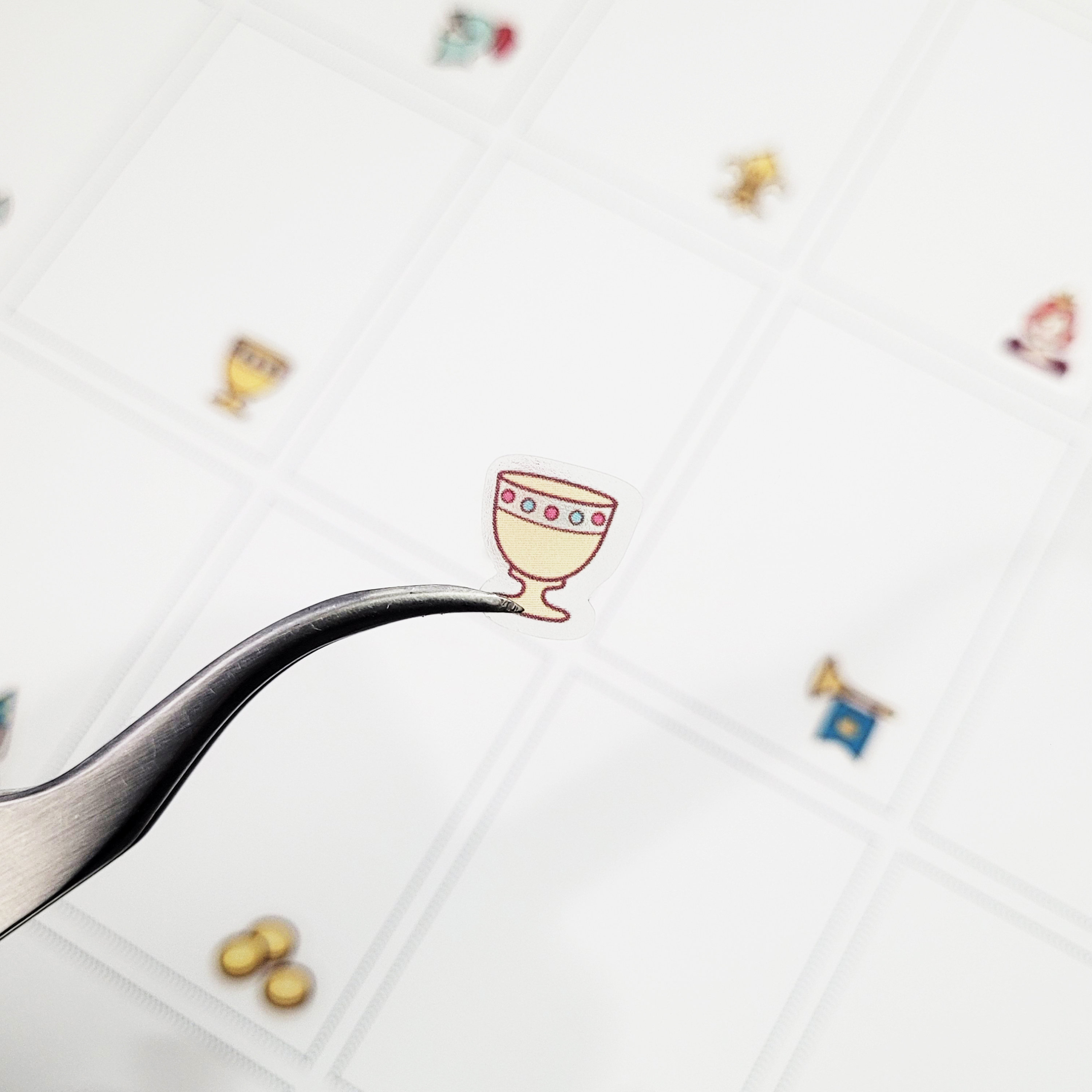 C452 Clear Grail Sticker, Game Item Icon, Dungeon and Dragon Stickers ...