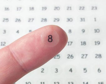 30 Adesivi Numeri Riflettenti - Autoadesivi Impermeabili Per Cassette Postali E Porte - Foto 10