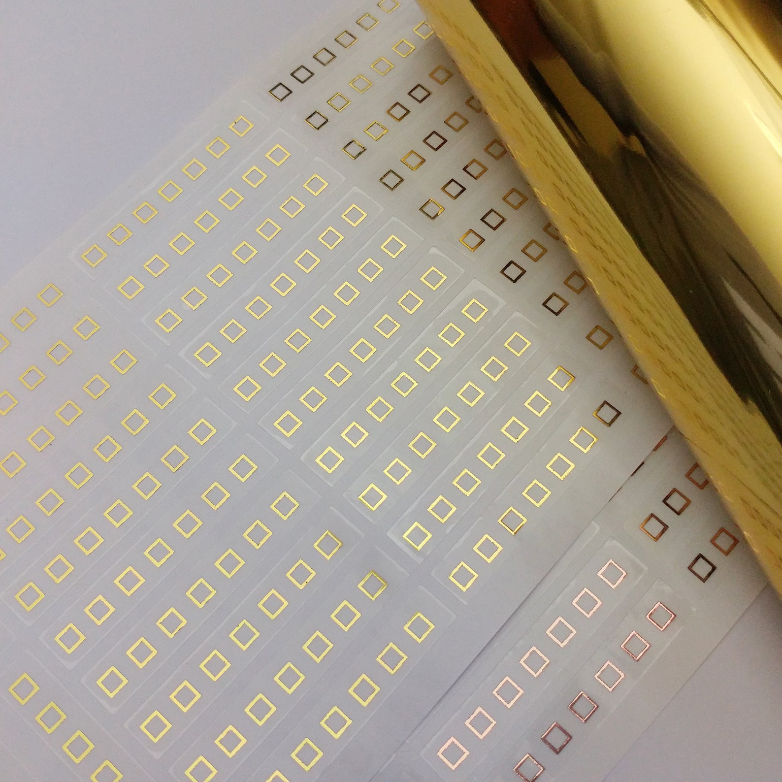 GT005 Foiled Check Box List Sticker. Check Box Sticker, List Label ...