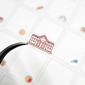 C077 SCHOOL stickers / Study stickers / Daily life stickers / Clear Planner stickers / ECLP / Journal stickers