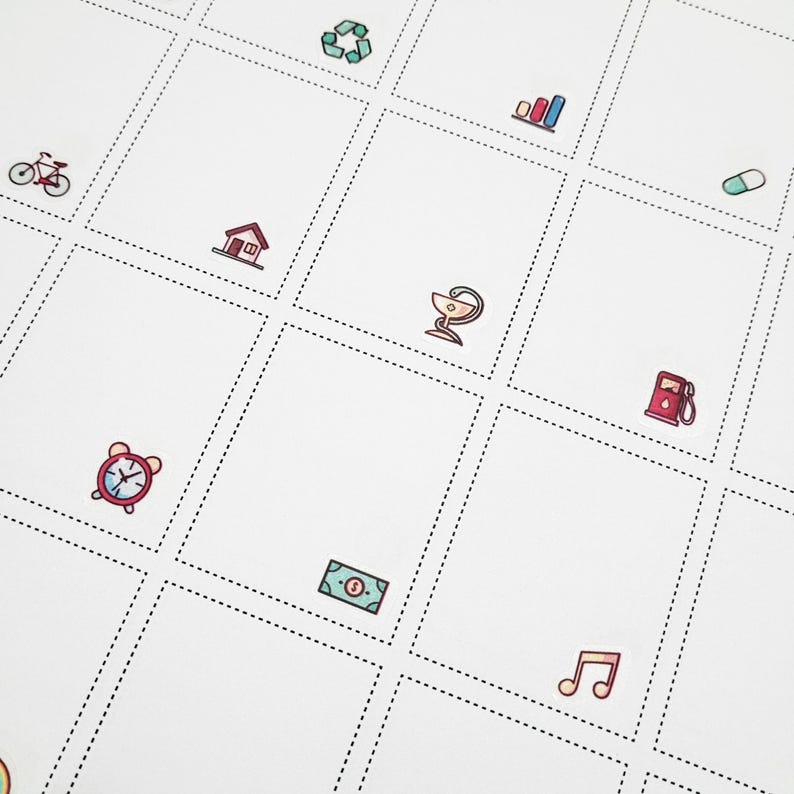 104pcs clear alphabet stickers / letter stickers / abc stickers / clear planner stickers / eclp / journal stickers (t007) image 8