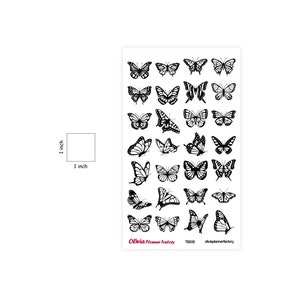TB035 Clear Butterfly sticker, Planner decoration sticker, ECLP, Erin condren, passion planner, happy planner image 3