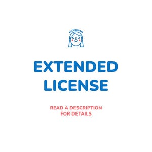 Extended Commercial License Per 1 Icon Pack