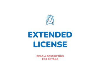 Extended Commercial License Per 1 Icon Pack