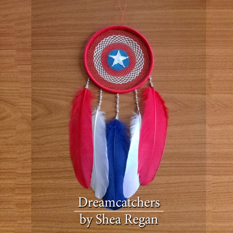 Captain America Stucky Birthday Gift Dreamcatcher Baby Crib Etsy