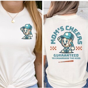 Funny Baseball Mom Shirt, Baseball Shirt for Mom, Baseball Gift, Baseball Fan Tee, Sports Mom tee, Baseball Fan Shirt, Game Day Shirts