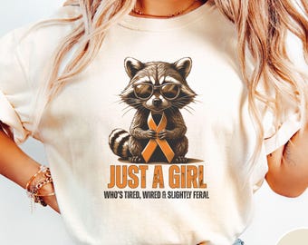 Multiple Sclerosis shirt, Comfort Colors MS tshirt, MS awareness, MS walk t-shirt, Orange ribbon, Multiple Sclerosis Tees, Funny ms Shirts