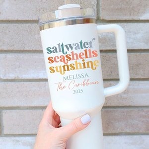 Girls Trip Tumbler Personalized Family Vacation Tumbler Cups for Ladies Custom Weekend Getaway Cruise Vacation Cup Spring Break Gift for Her