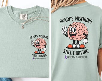 Epilepsy shirt Funny Gift for Epileptic Seizures Awareness Month Tee Neurology Neurologist Humor Temporal Lobe Shirt Epilepsy Gifts tshirts
