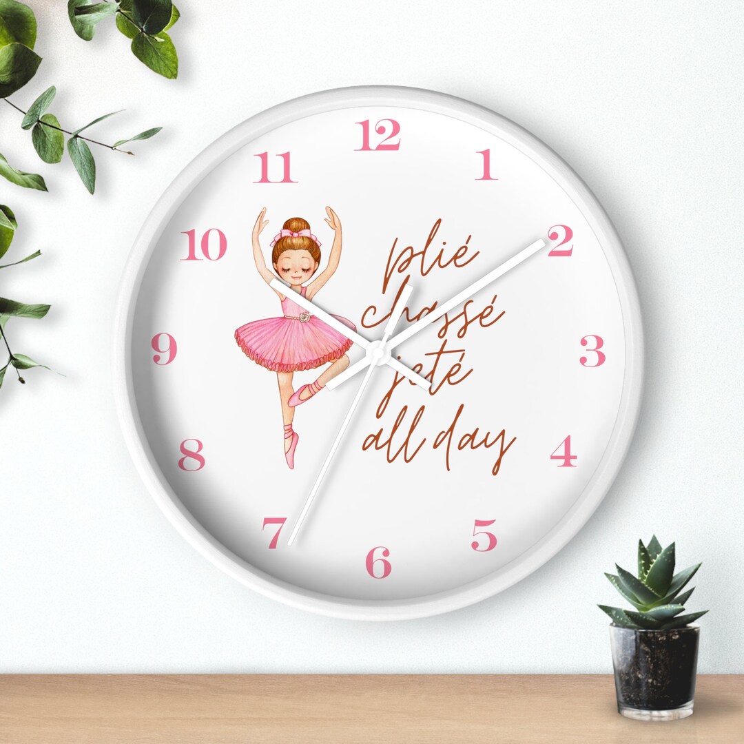 Ballet Clock Ballerina Clock Ballet Gift Gift for Dancer Etsy