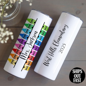 Custom Teacher Tumbler, Personalized Teacher Tumbler with Name, Gift for teacher, Teacher tumbler, Teacher Appreciation Gift, Teacher Cup