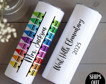 Custom Teacher Tumbler, Personalized Teacher Tumbler with Name, Gift for teacher, Teacher tumbler, Teacher Appreciation Gift, Teacher Cup
