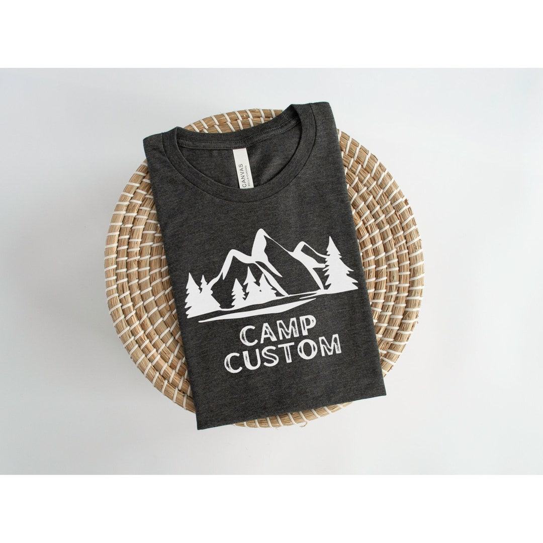 Personalized Camp Tshirt Camping Shirts Custom Camp Shirts Etsy