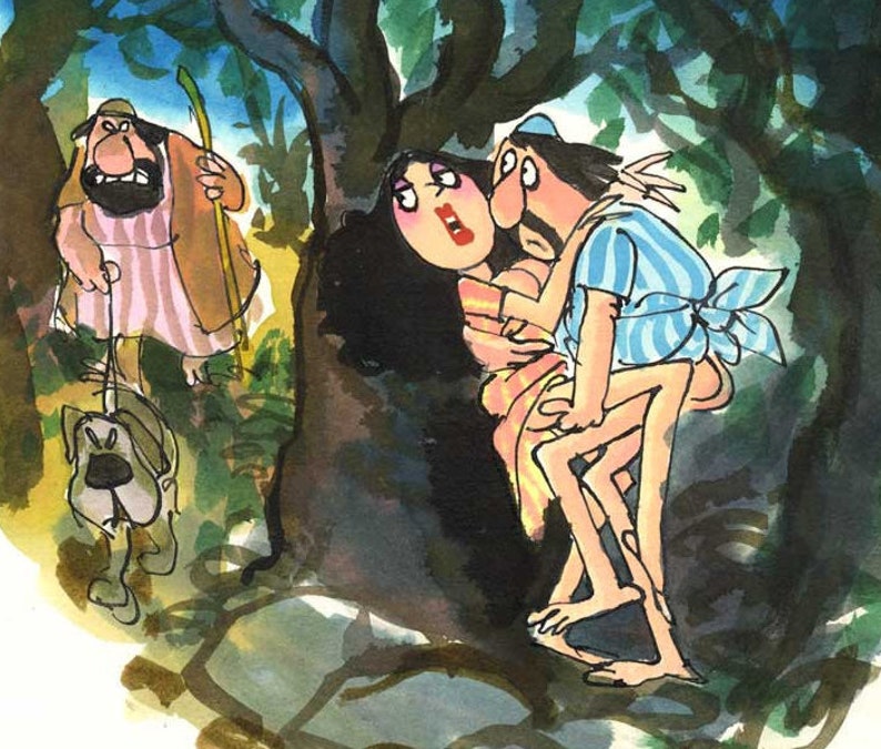 Original Preliminary Cartoon by the late Roy Raymonde for Playboy Magazine image 2