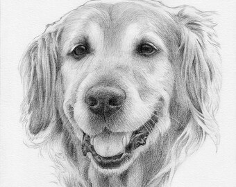  Dog pencil drawing Etsy