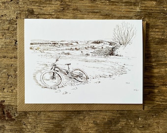 Fietskaart, Mountainbike-wenskaart,