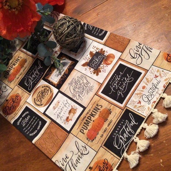 Mini Table Runner Etsy