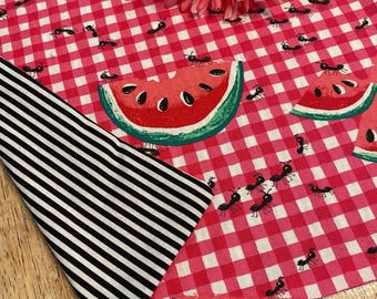 Reversible Watermelon Table Runner: Country Farmhouse Decor