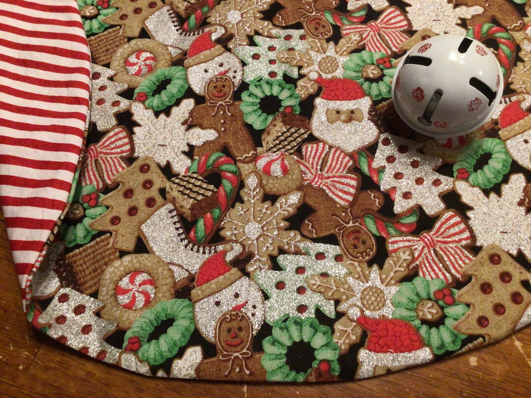 Christmas Cookie Tree Skirt Christmas Tree Skirtgingerbread Man