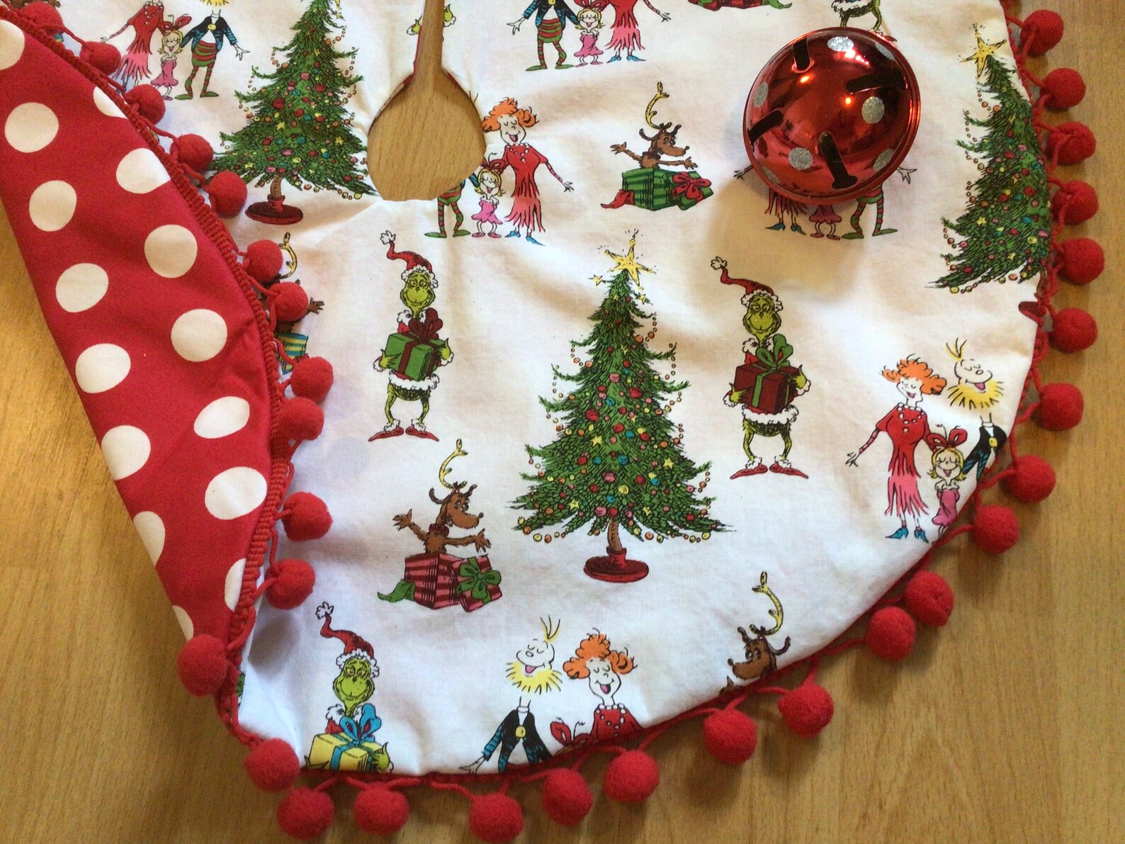 Grinch Table Runner Red Grinch Christmas Table Runner Dr. Etsy