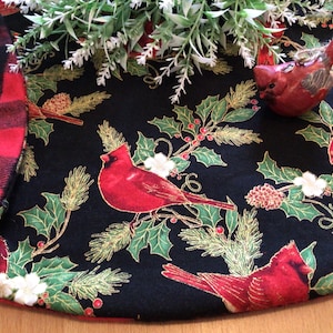 Cardinal Weihnachtsbaum Rock wendbarWoodsychristmasTreeRockBaum-Rock wendbarBaum-Rock schwarz/weiß büffel karierter Weihnachtsbaum-Rock