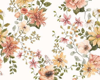 Vintage Nursery  Floral English Garden , DEKORNIK floral Wallpaper