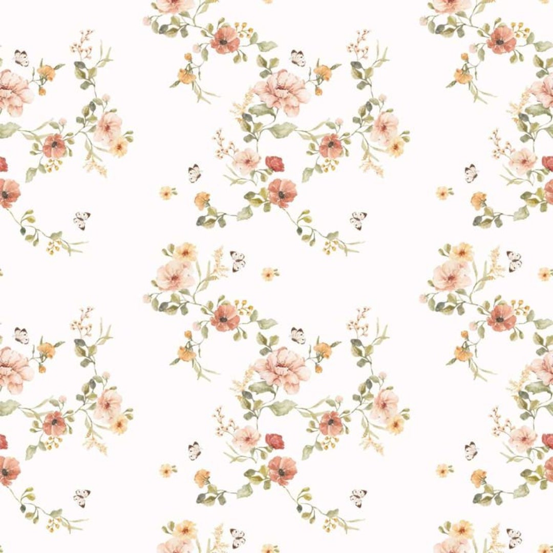 DEKORNIK Floral Vintage Wallpaper - Etsy