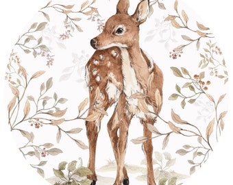 DEKORNIK Deer In A Circle wallsticker