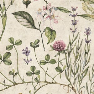 Illustrazione vintage DEKORNIK, carta da parati vintage per cameretta dei bambini