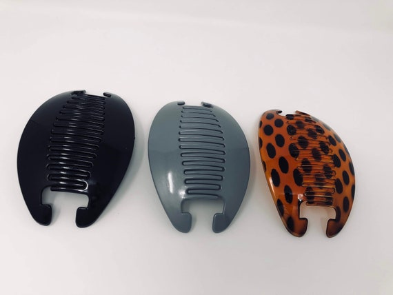 3 Sets Interlocking Banana Combs Hair Clip French Side Comb Etsy