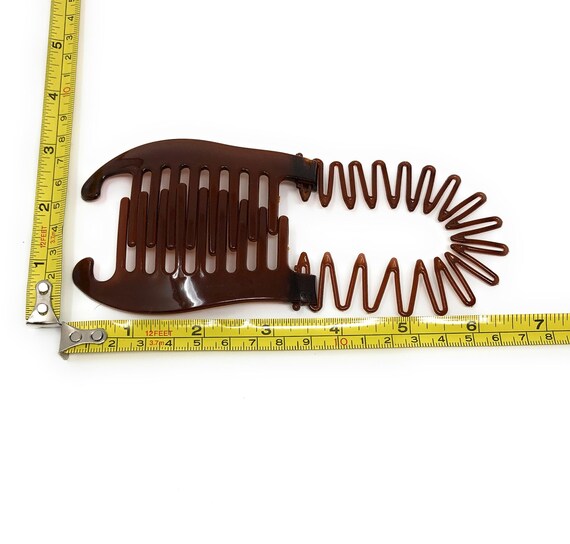 8 Black Plastic Banana Fish Clips Hair Claw Comb Ponytail Holder 80mm for DIY