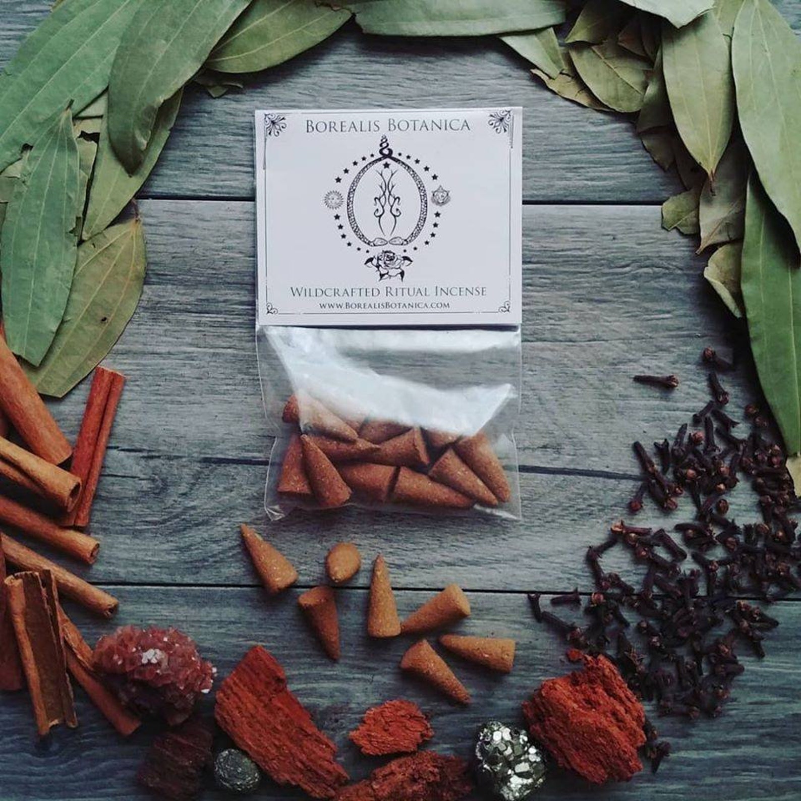 Herbal Incense Cones Bay Leaf 12 Pcs Etsy