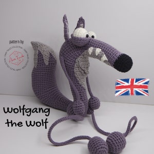 CROCHET PATTERN - Wolfgang The Wolf