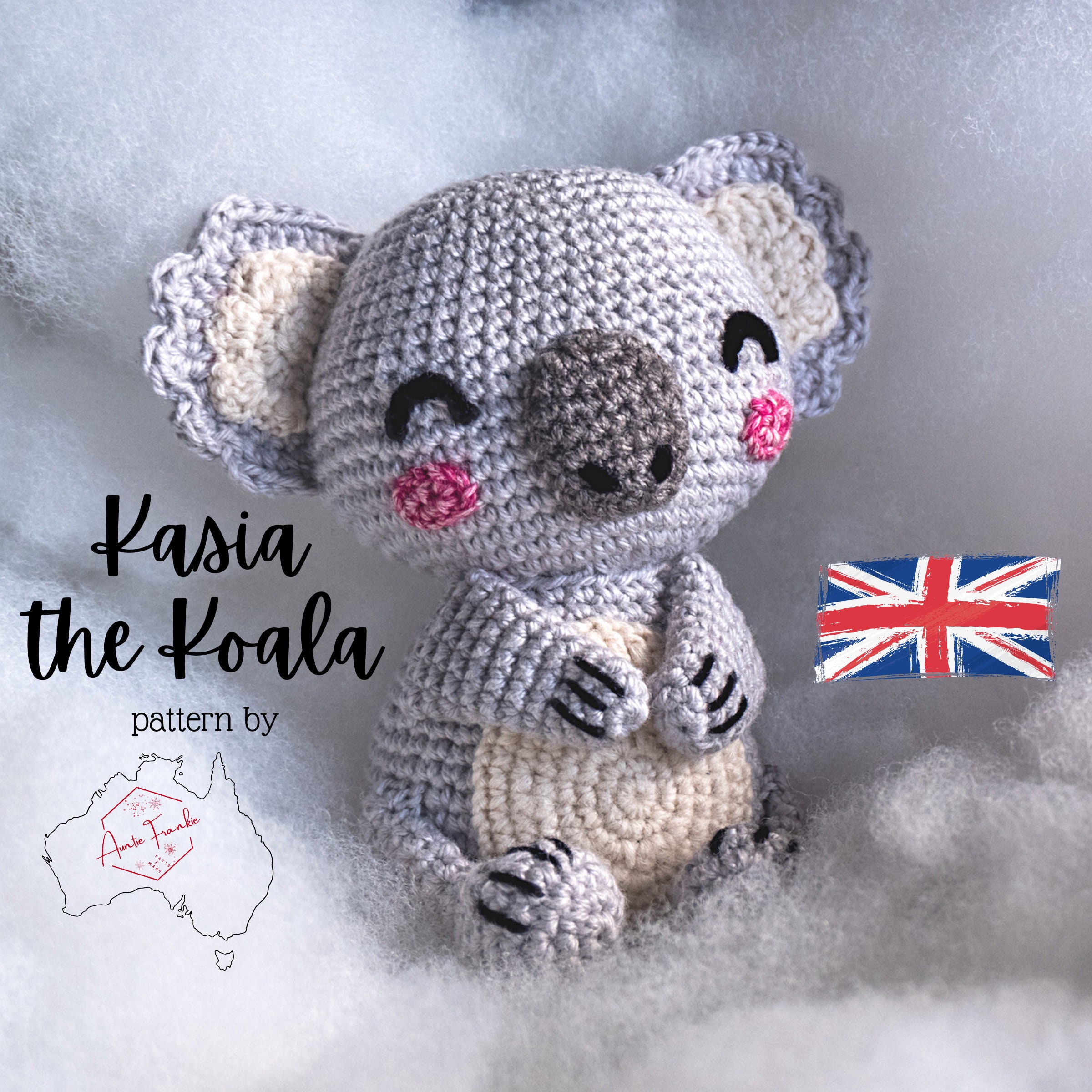 40 Koala Crochet Patterns for Amigurumi, Hats, Loveys, and Nursery Decor 29 Crochet Pattern Kasia The Koala